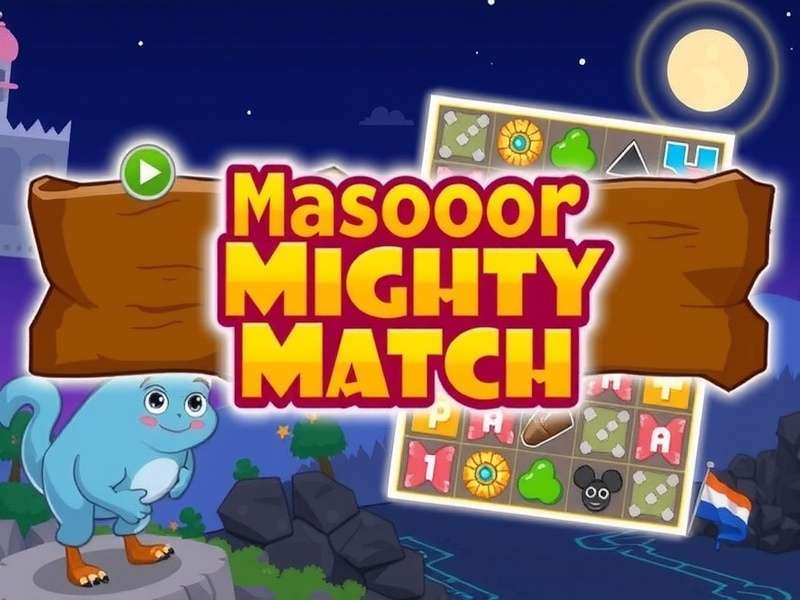 Masoor Mighty Match Gameplay Screenshot - Match-3 Puzzles with Indian Themes